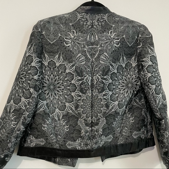 Helmut Lang Leather Trimmed Jacket - Picture 2 of 4